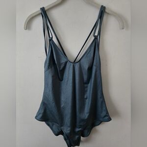 La Perla Bodysuit Dark Blue Teal US Size 12